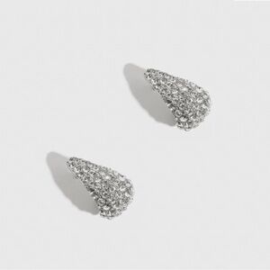 Drae Collection Silver Teardrop Earrings‎ BNWT.
